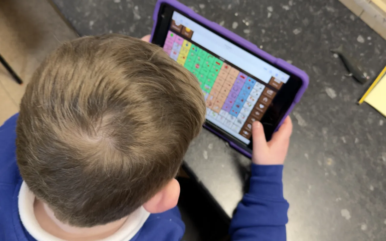 Refurbished tablet donated to a child in London through Little Lives UK Technology Programme