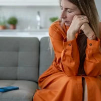 Lonely codependent woman